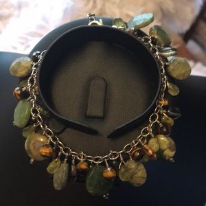 Stone and 925 bracelet
